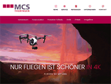 Tablet Screenshot of mcs-thueringen.de